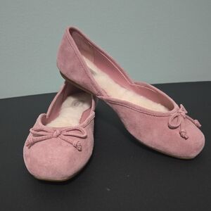 UGG W Lena Flat Shoes in Pink Sz 8